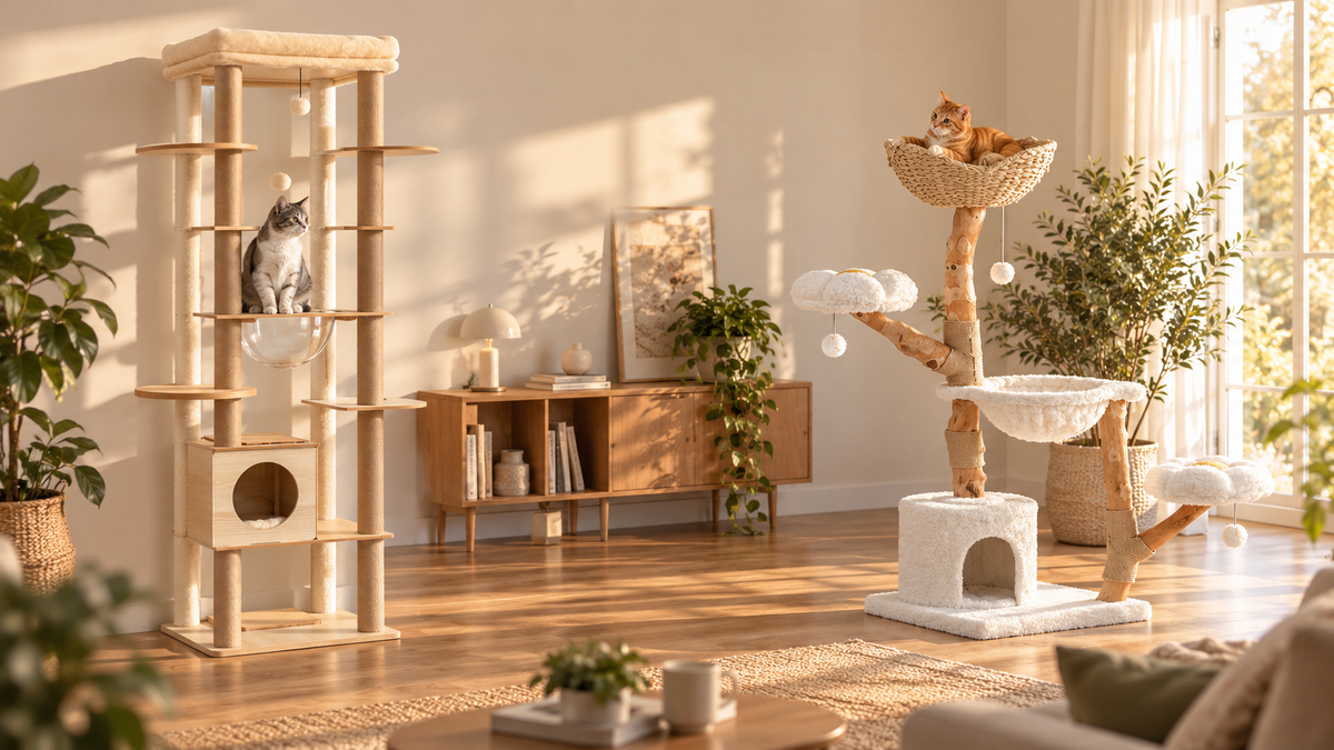 Des arbres à chat stables, beaux et faits pour durer